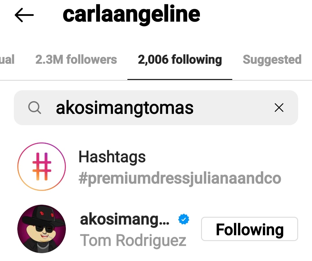 Tom Rodriguez unfollows Carla Abellana on Instagram