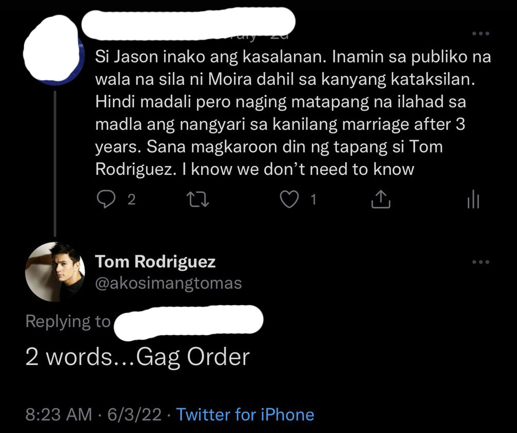 Tom Rodriguez gag order