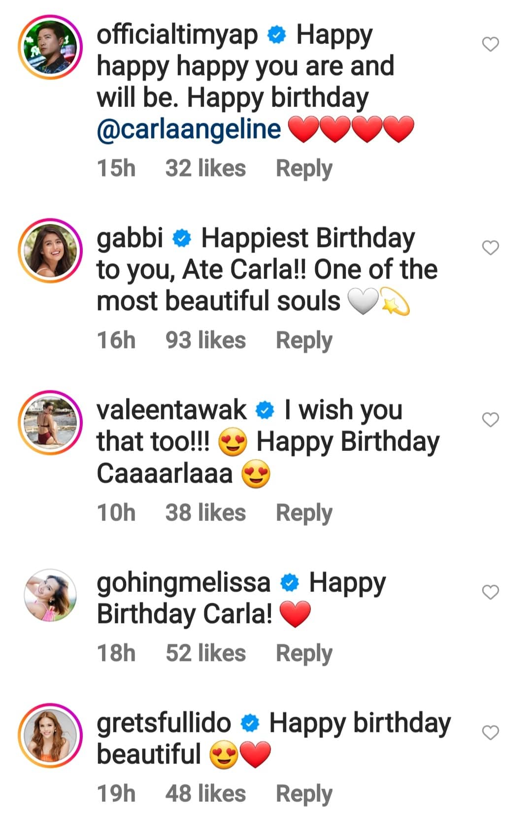 Carla Abellana shares birthday wish