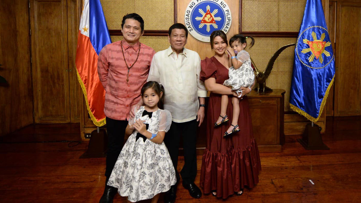 Mariel Padilla joins husband Senator-elect Robin Padilla's oathtaking in Malacanang