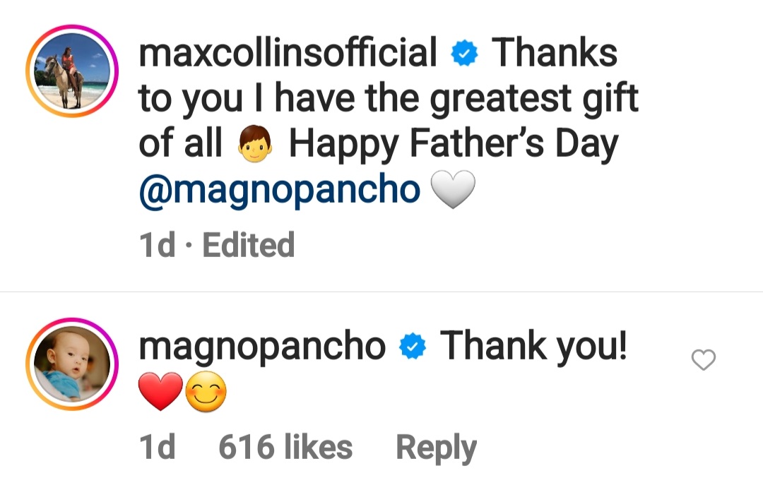 Max Collins Father's Day message to Pancho Magno