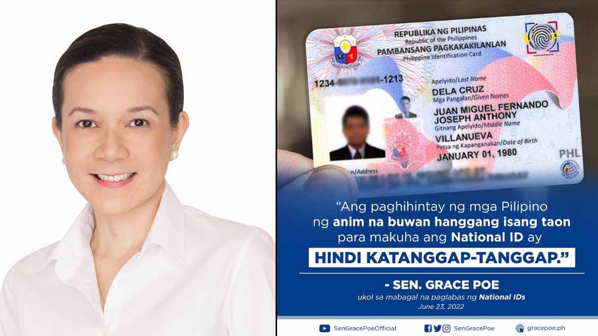 Senator Grace Poe on slow processing and delivery of National ID
