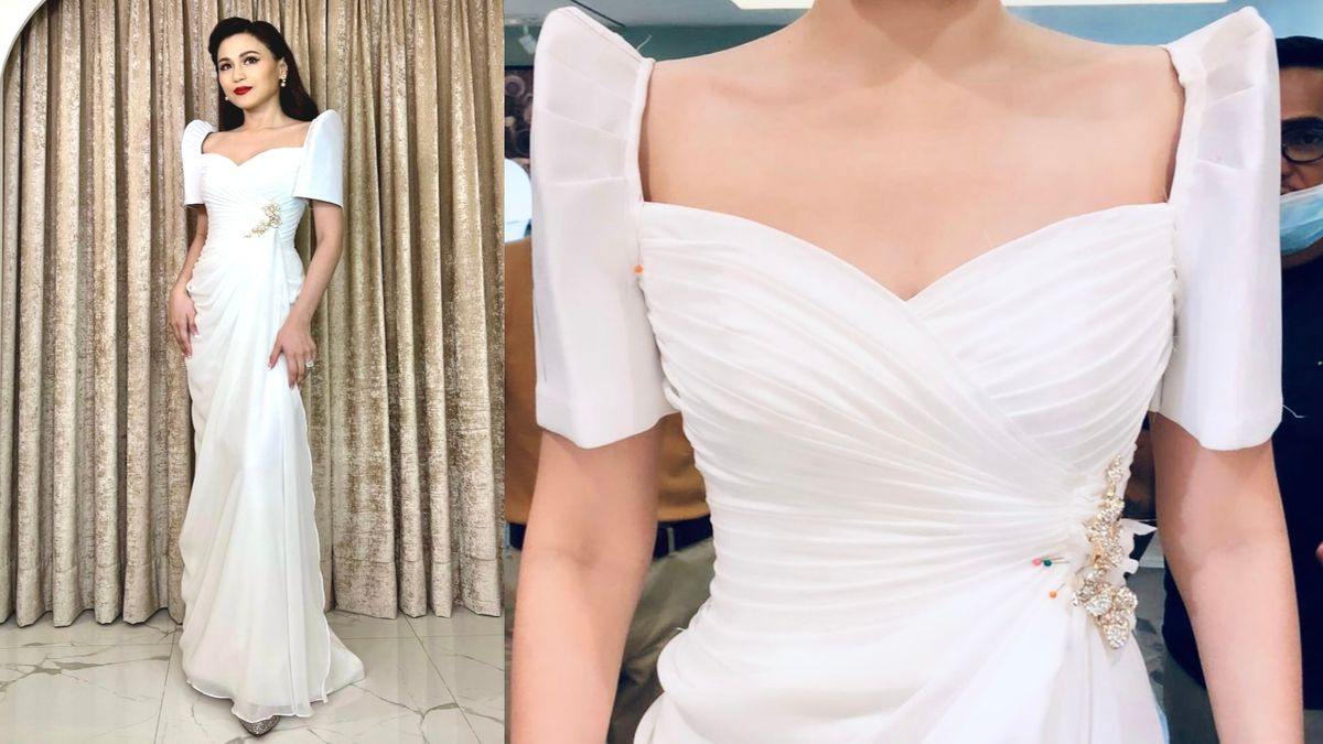 Toni Gonzaga looks ethereal in her white terno