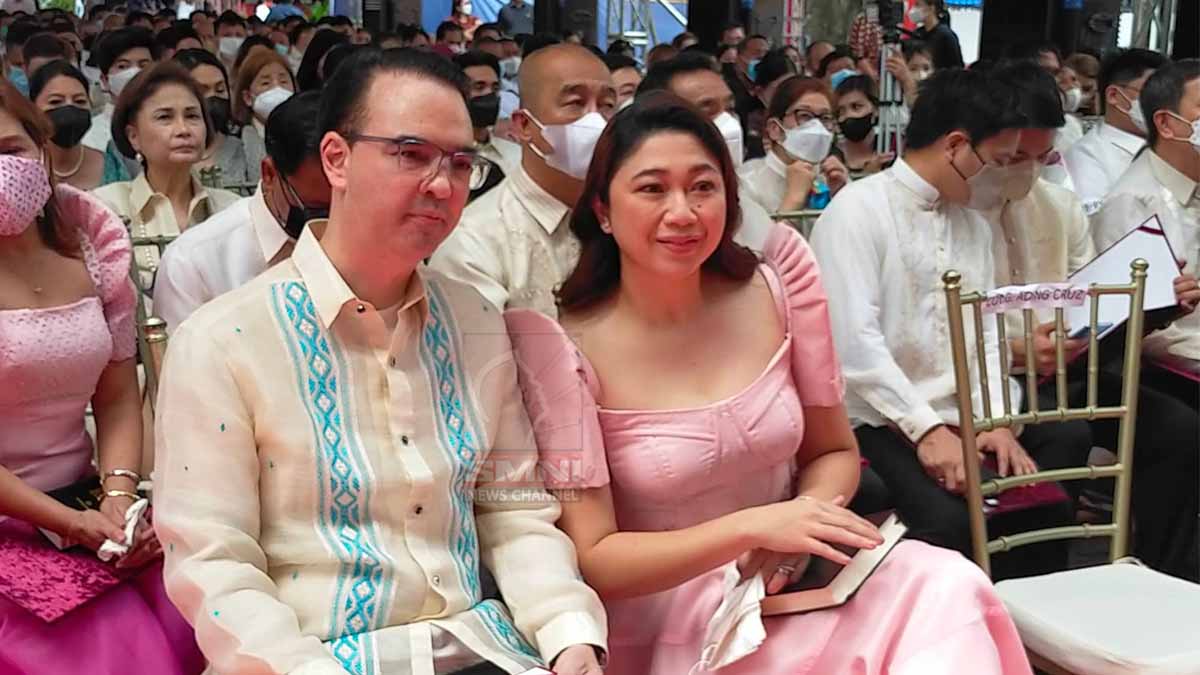 Sen. Alan Peter Cayetano and wife Taguig City Mayor Lani