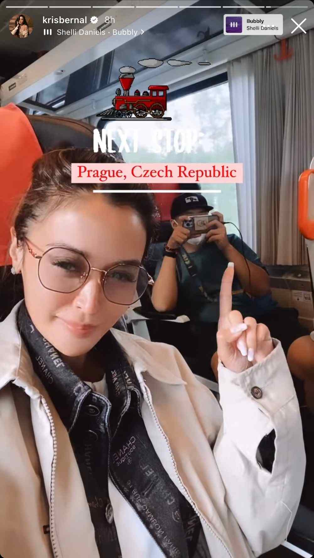 Kris Bernal reveals train ride to next stop: Prague, Czech Republic