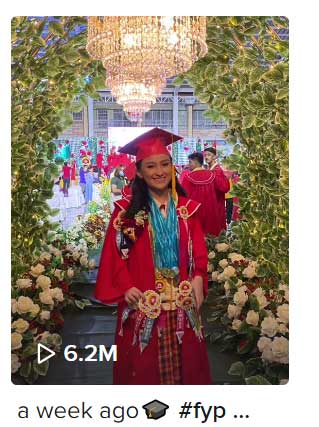 Meckia Mari Villanueva graduation