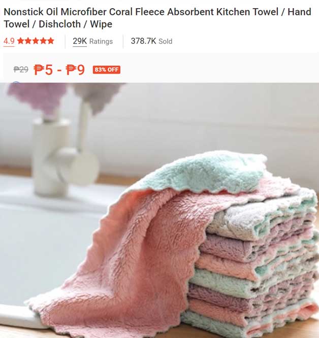 hand towel cloth