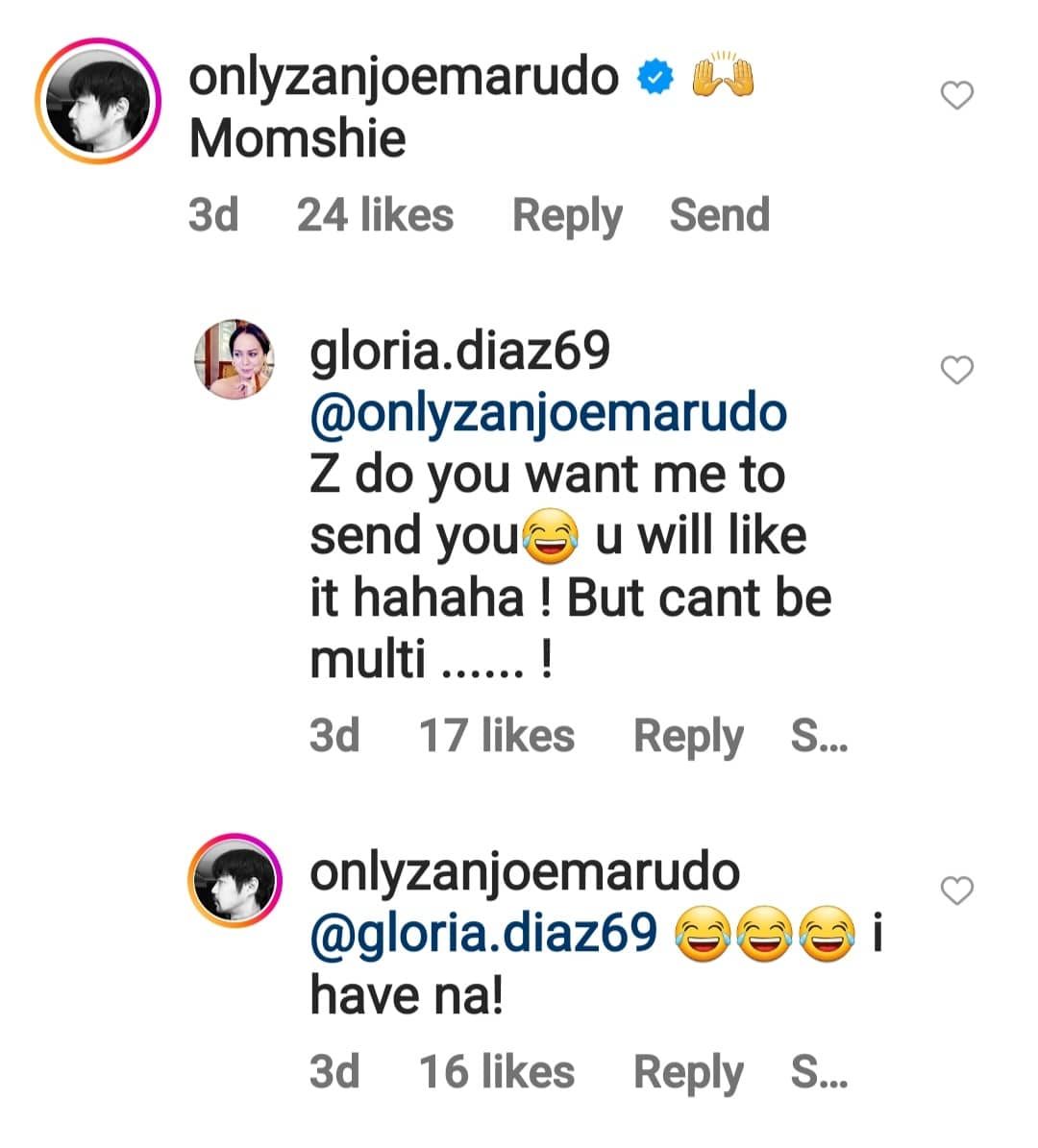 Zanjoe Marudo reacts to Gloria Diaz's vibrator offer