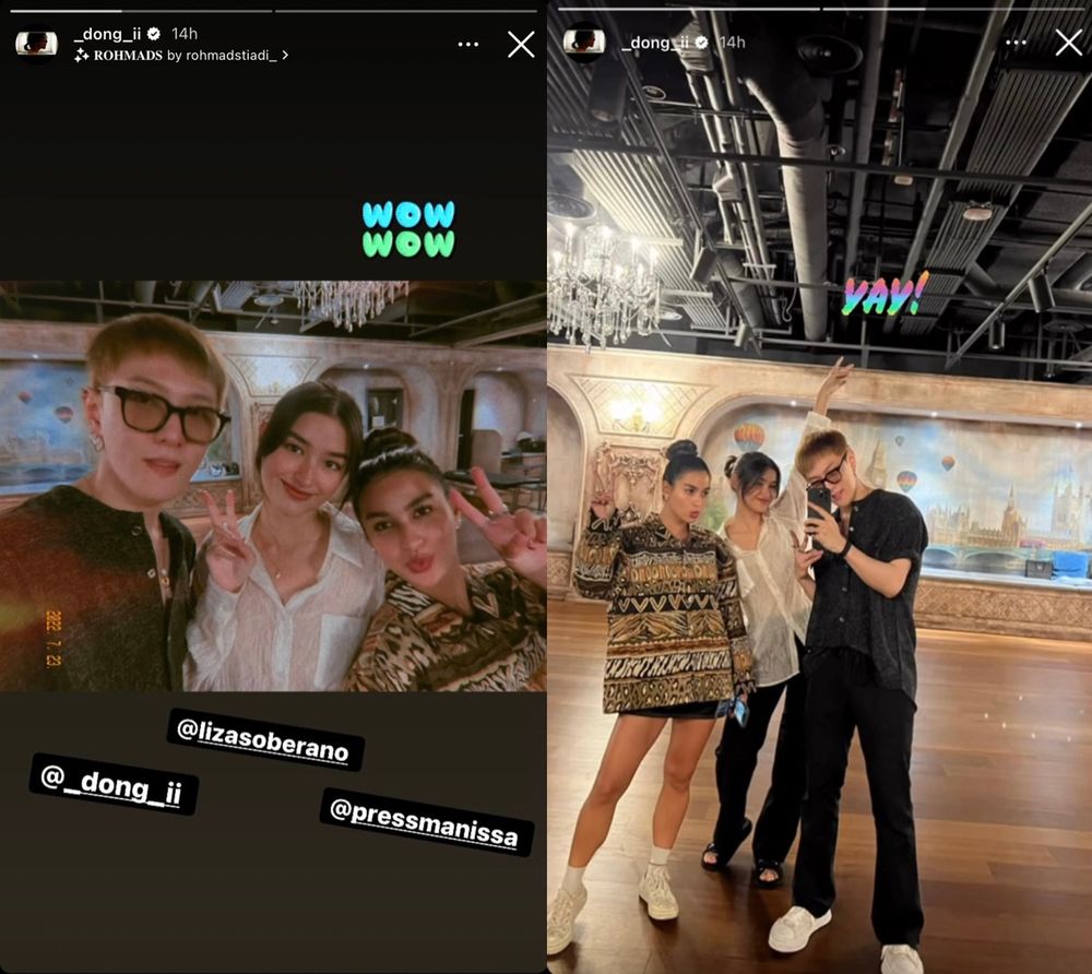 iKON's DK shares Instagram stories spending time with Liza Soberano and Issa Pressman