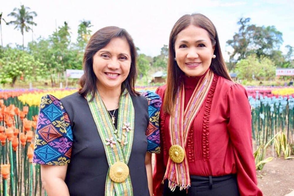 Leni Robredo with deceased ex-Lamitan mayor Rosita Furigay