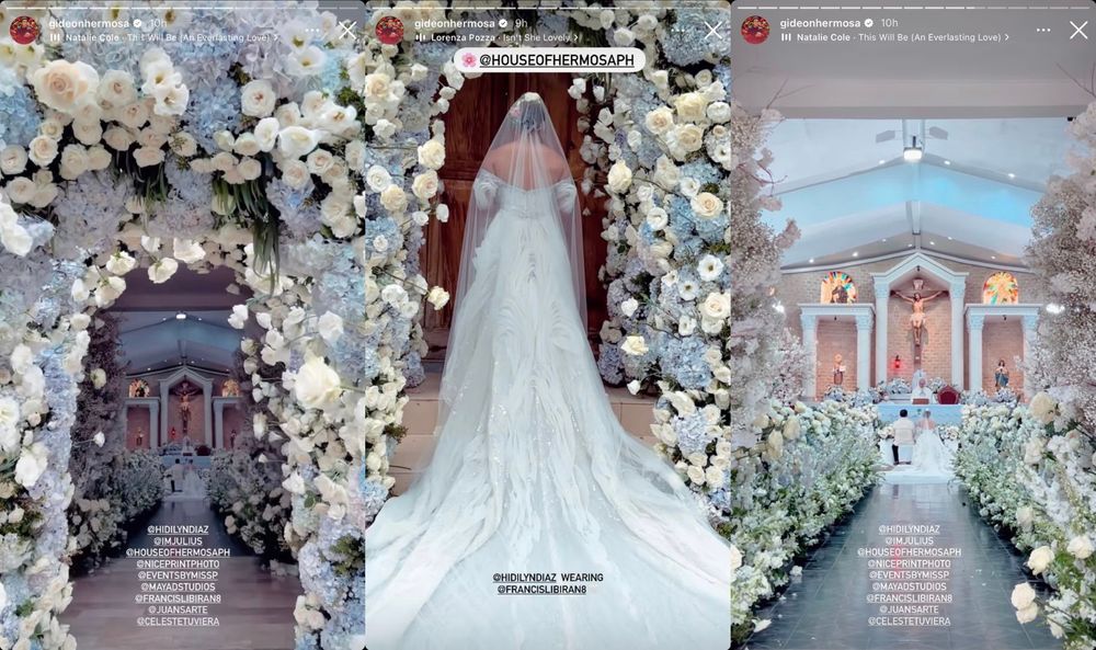 Floral-themed wedding c/o House of Hermosa PH