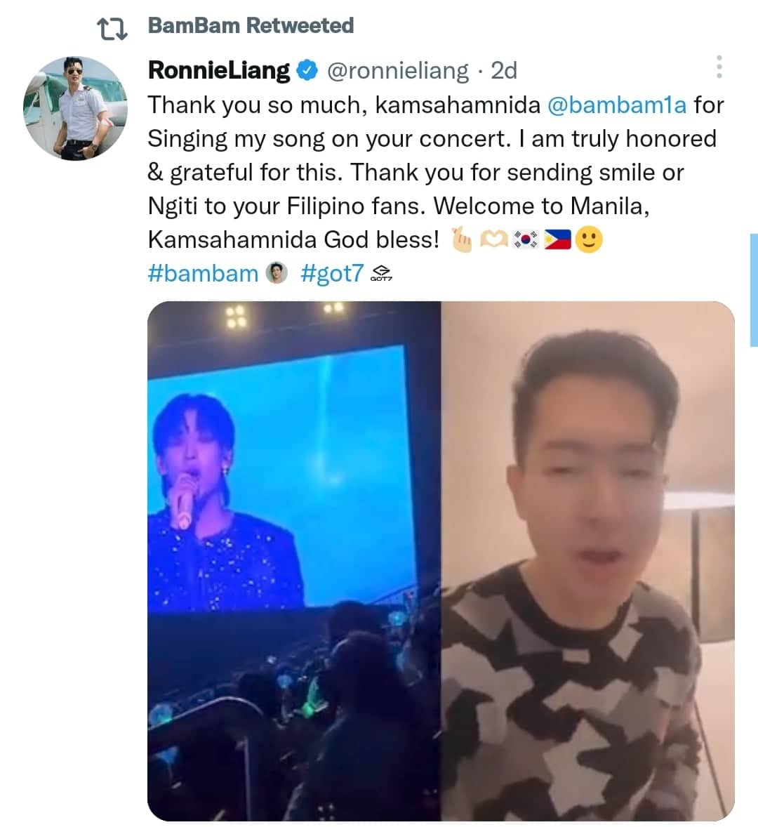 Ronnie Liang and BamBam