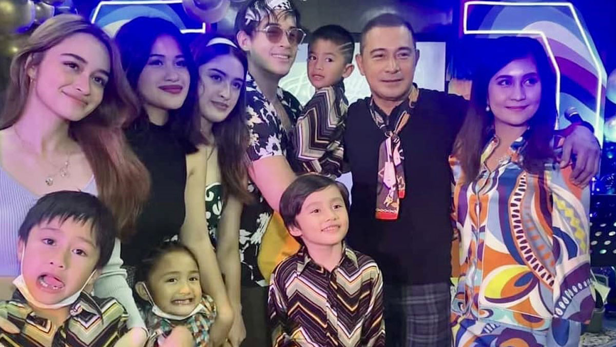 Cesar Montano celebrates 60th birthday with all his children 