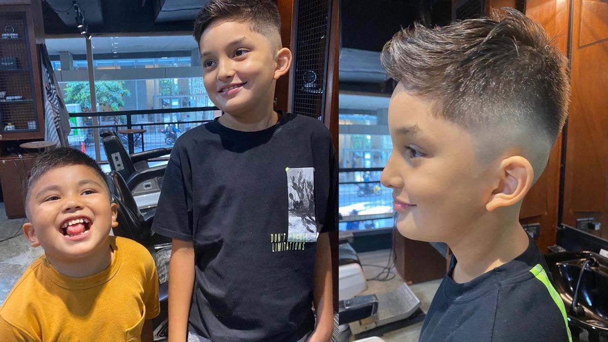 Richard Gutierrez and Sarah Lahbati's sons Zion and Kai sporting new haircuts