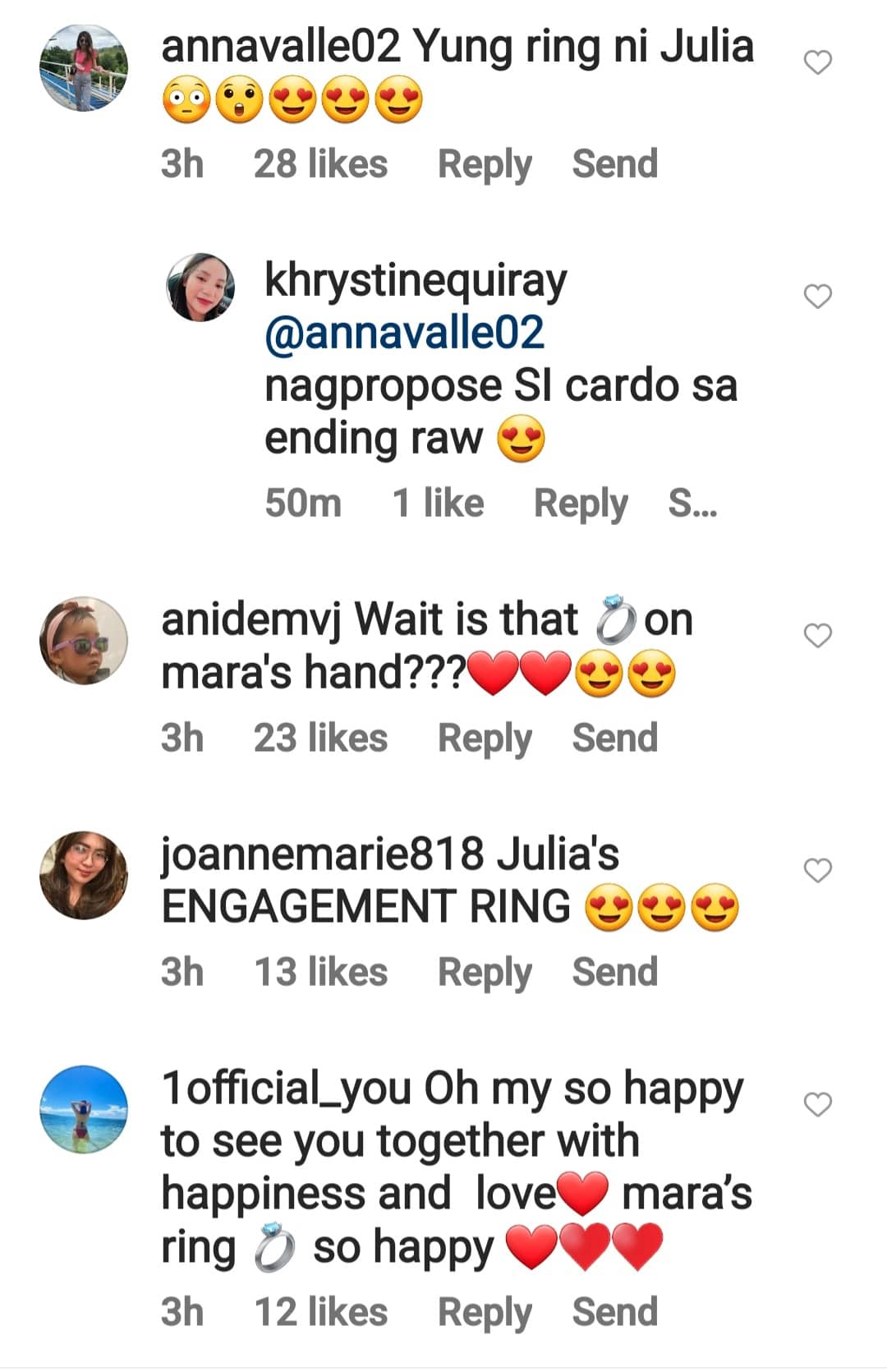 Is Julia Montes engaged now to Coco Martin?