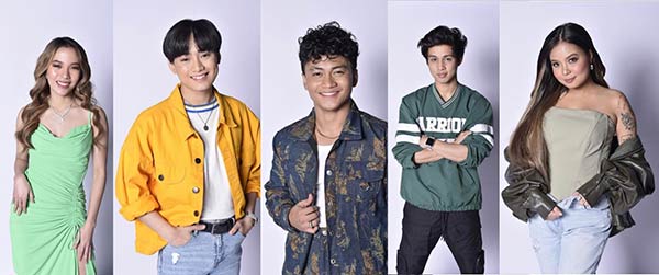 Ann, Bryan, Khimo, Kice, Ryssi for Idol Philippines