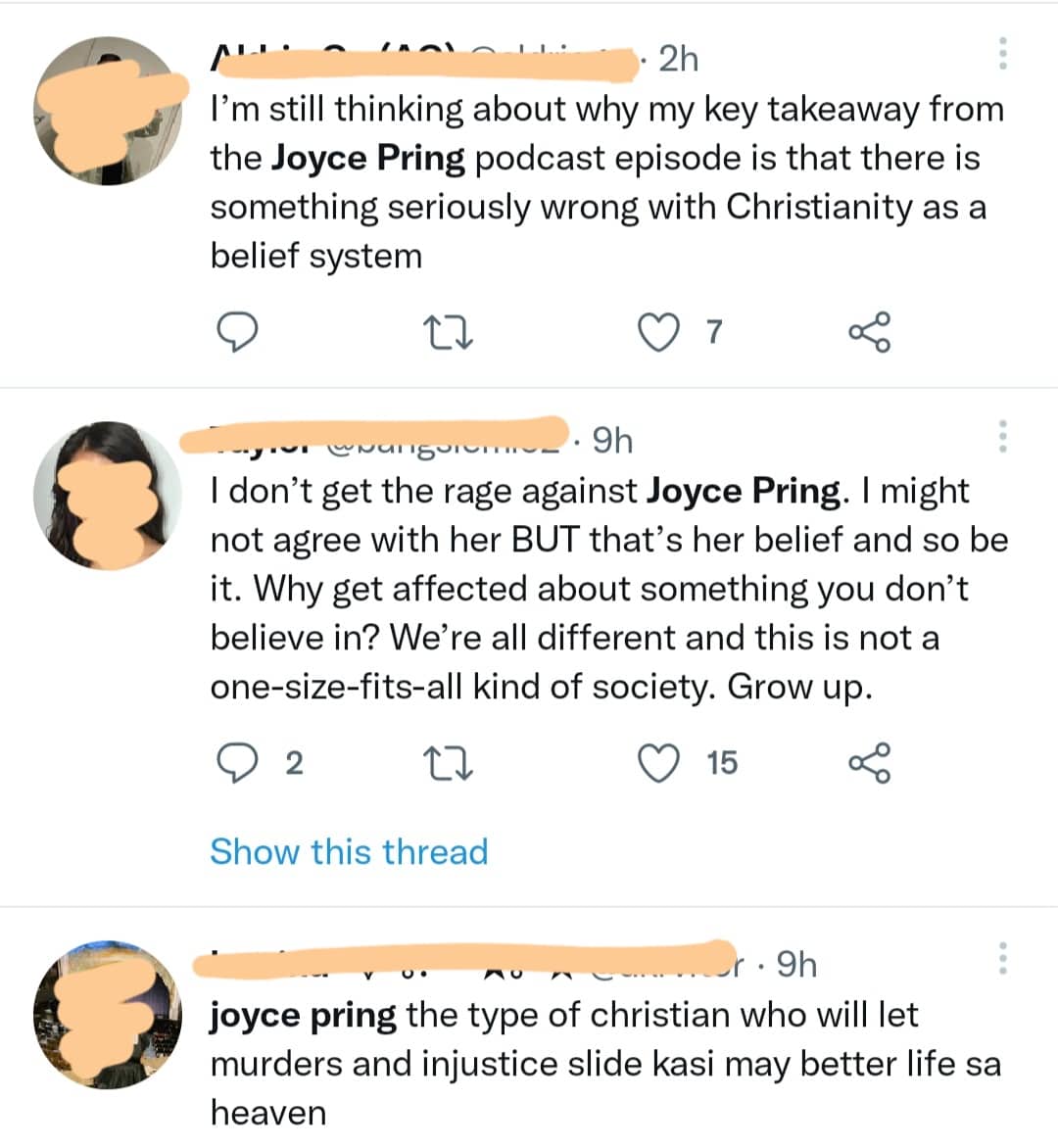 joyce pring christianity