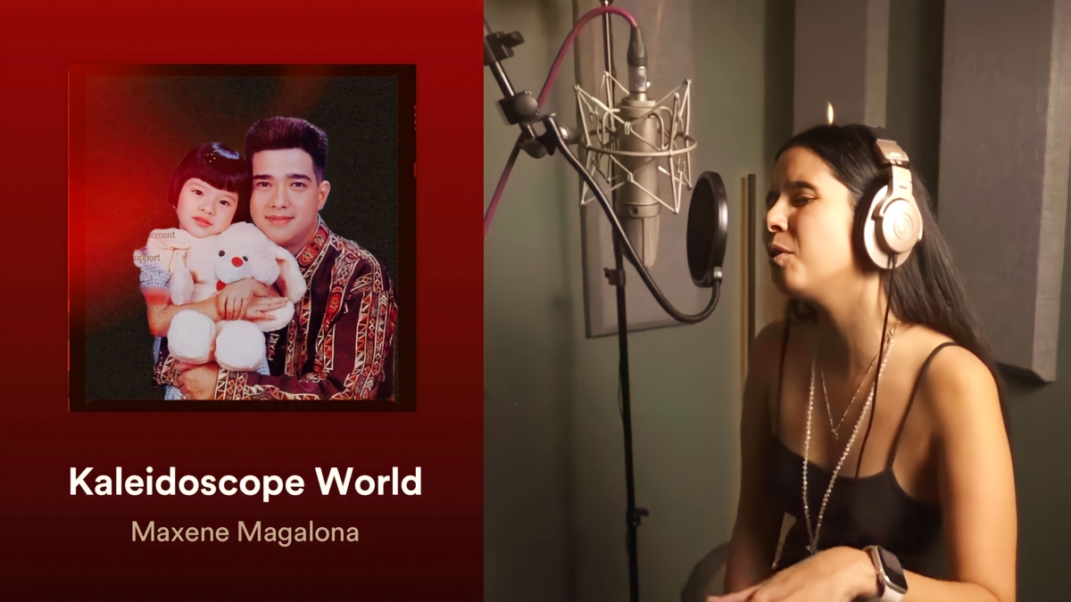 Maxene Magalona shares the backstory of her rendition of dad Francis Magalona's hit song "Kaleidoscope World."