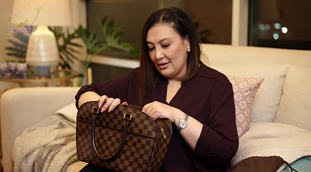 Sharon Cuneta's Louis Vuitton Damier Heirloom, a gift from her mom
