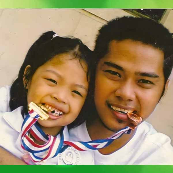 Keziah Kyleen Galit Gonzales and her father