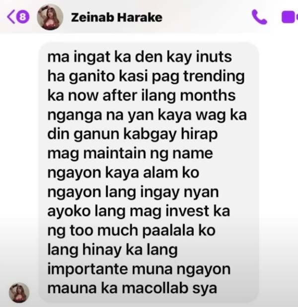 Wilbert Tolentino and Zeinab Harake word war
