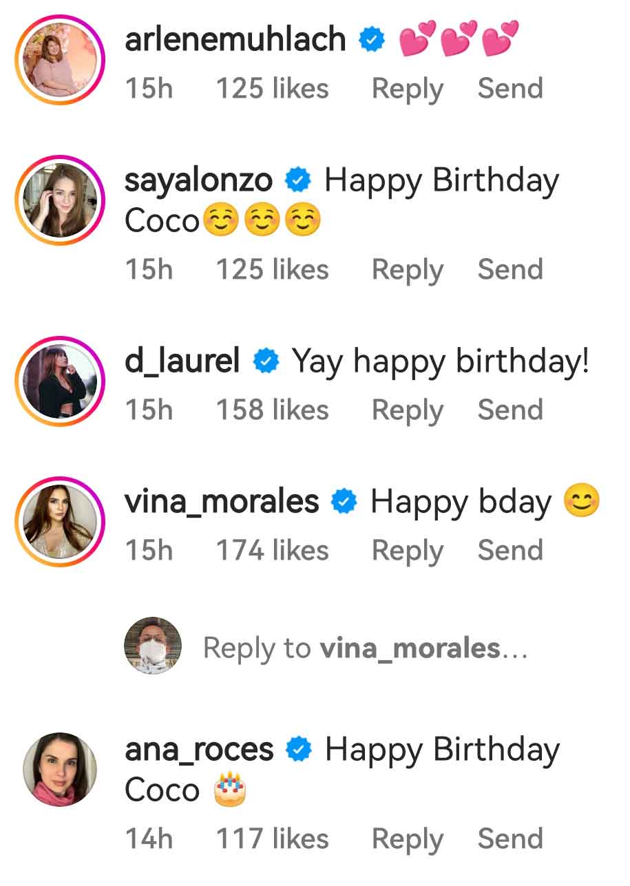 Julia Montes friends messages