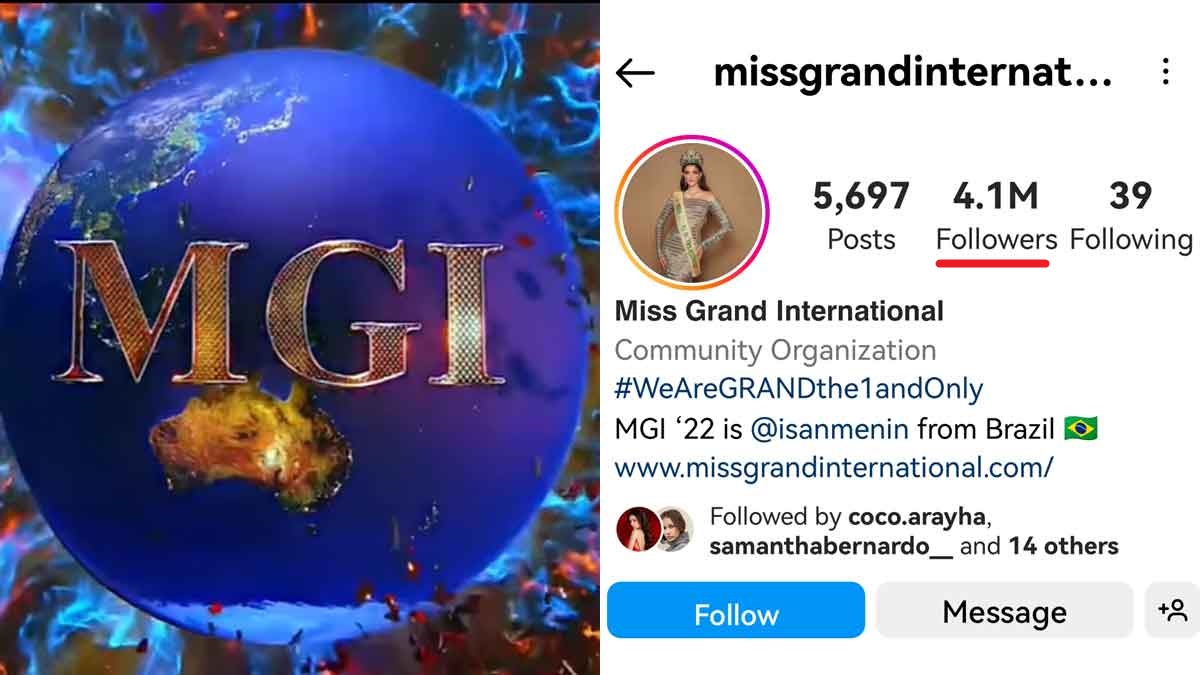 Miss Grand International Instagram followers backlash