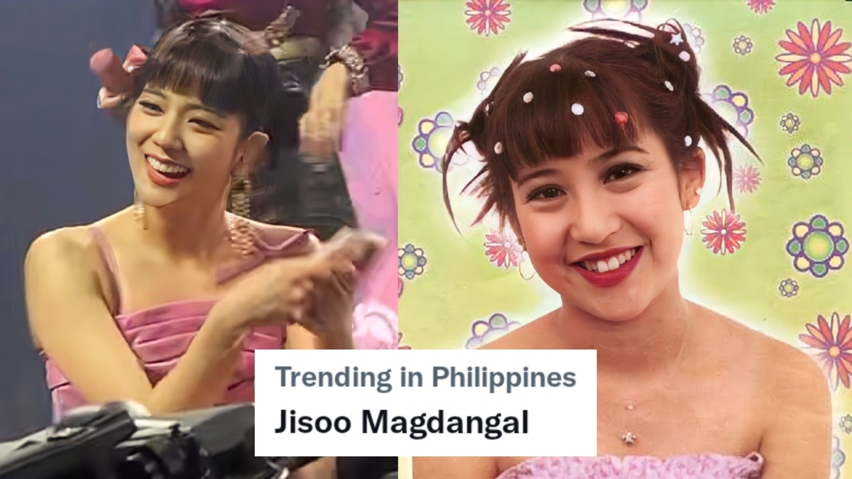 BLACKPINK member Jisoo's pigtails remind netizens of Jolina Magdangal's iconic look.