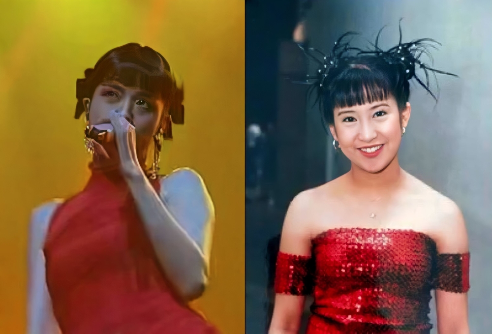 Blackpink member Jisoo wears pigtails that reminded netizens of Jolina Magdangal's iconic look.