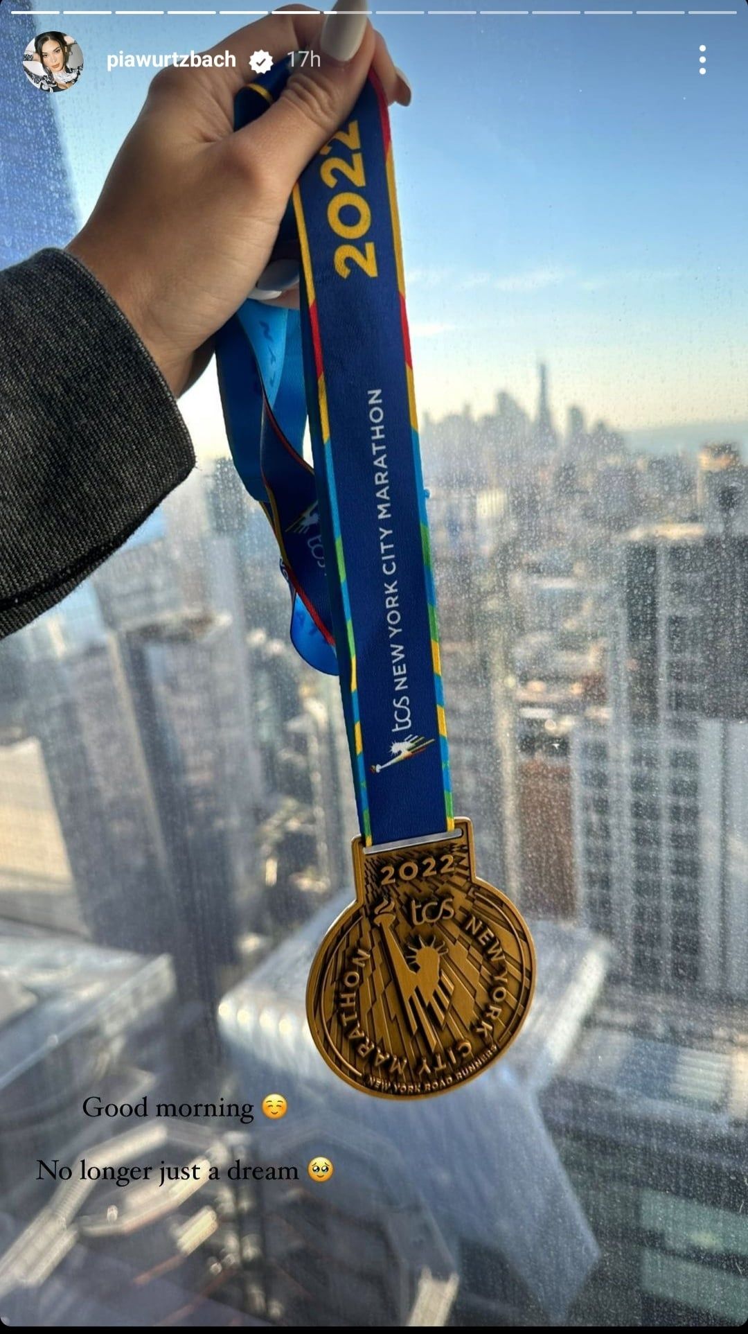 Pia Wurtzbach NYC Marathon