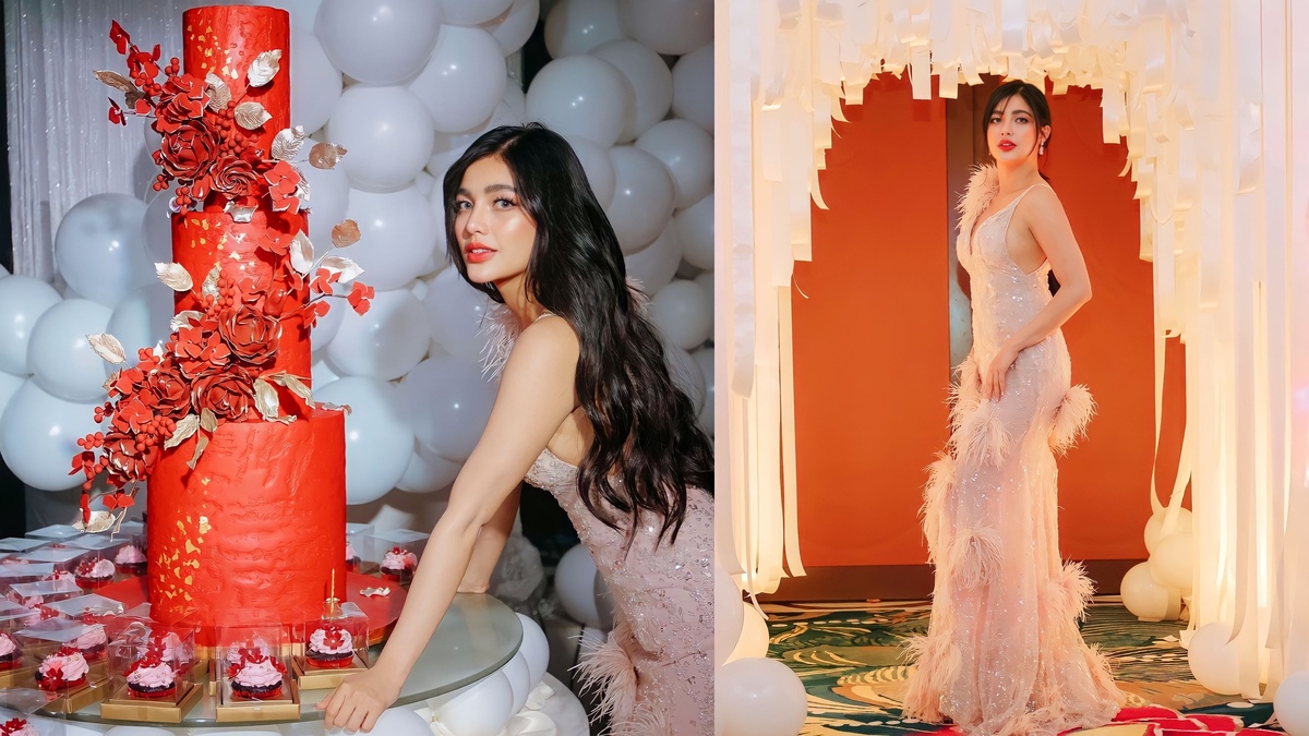 Jane De Leon looks glamorous for her 24th birthday in four sparkly designer pieces.