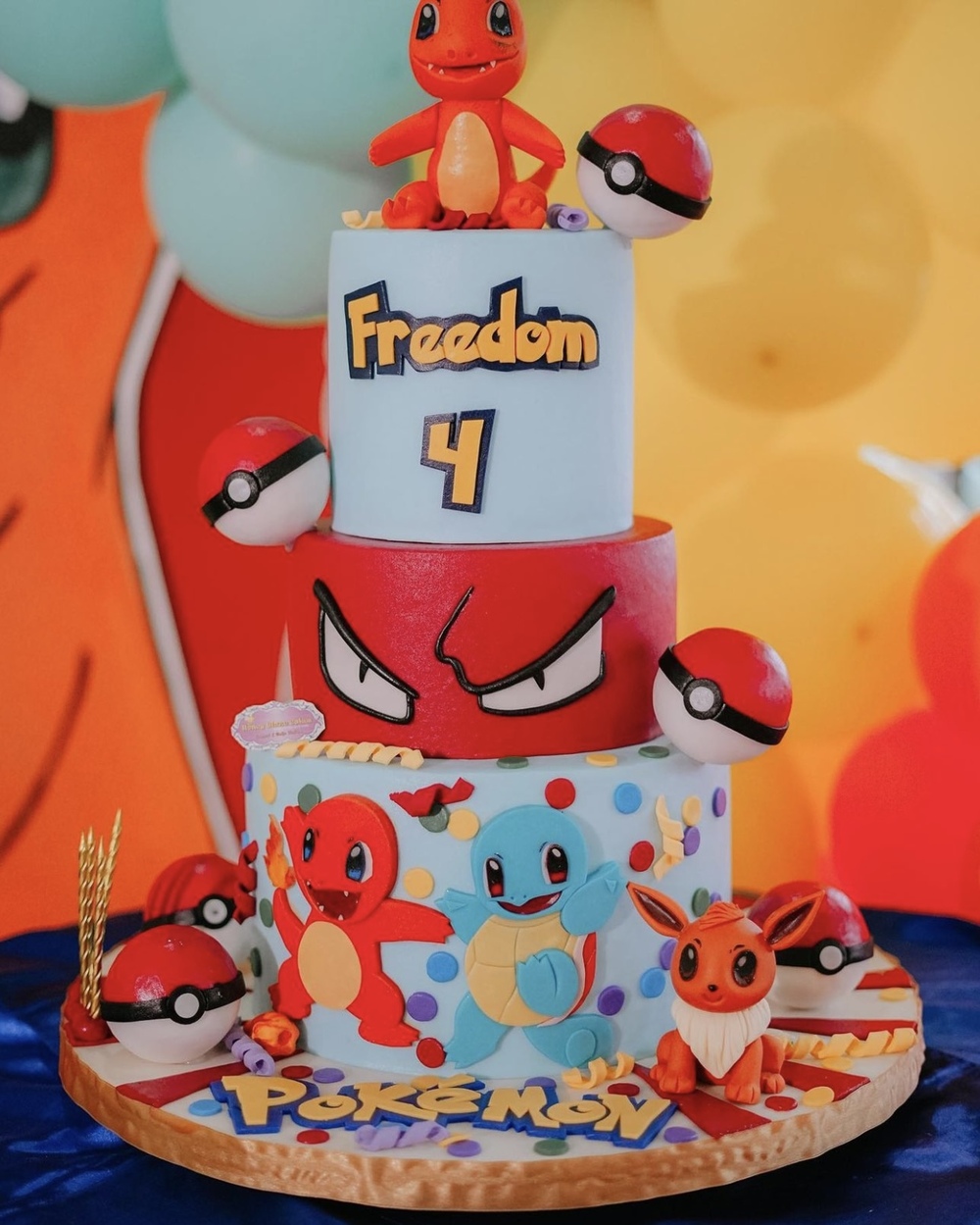 Freedom Prats' 4th birthday cake