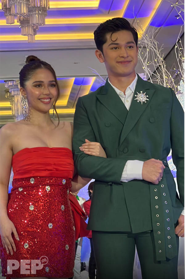 Jayda Avanzado and Aljon Mendoza at Star Magical Christmas