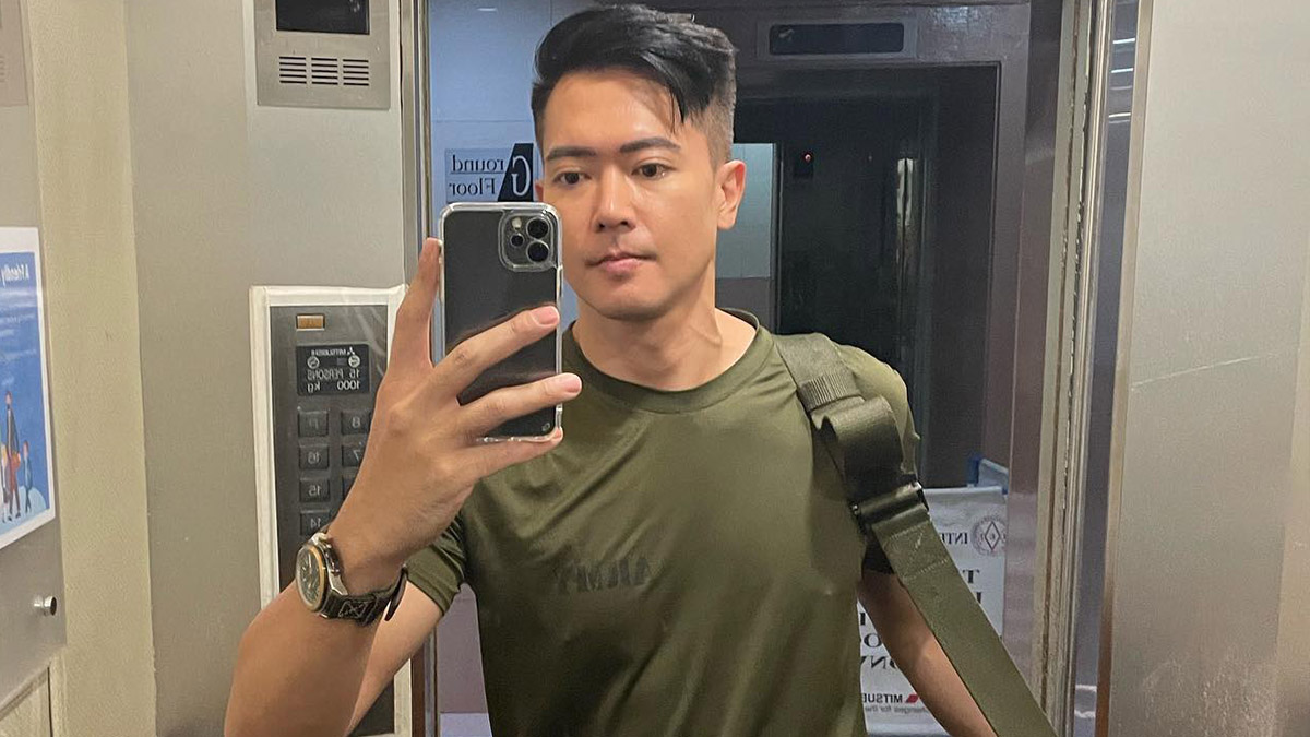 Ronnie Liang army uniform