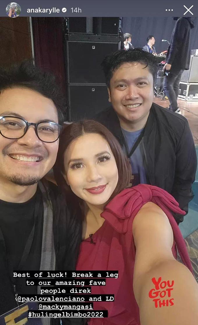 Karylle with Paolo Valenciano at Eraserheads concert