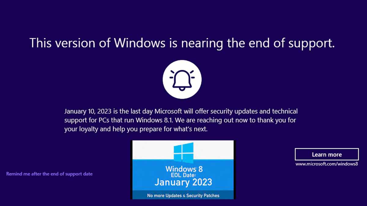 The Microsoft message