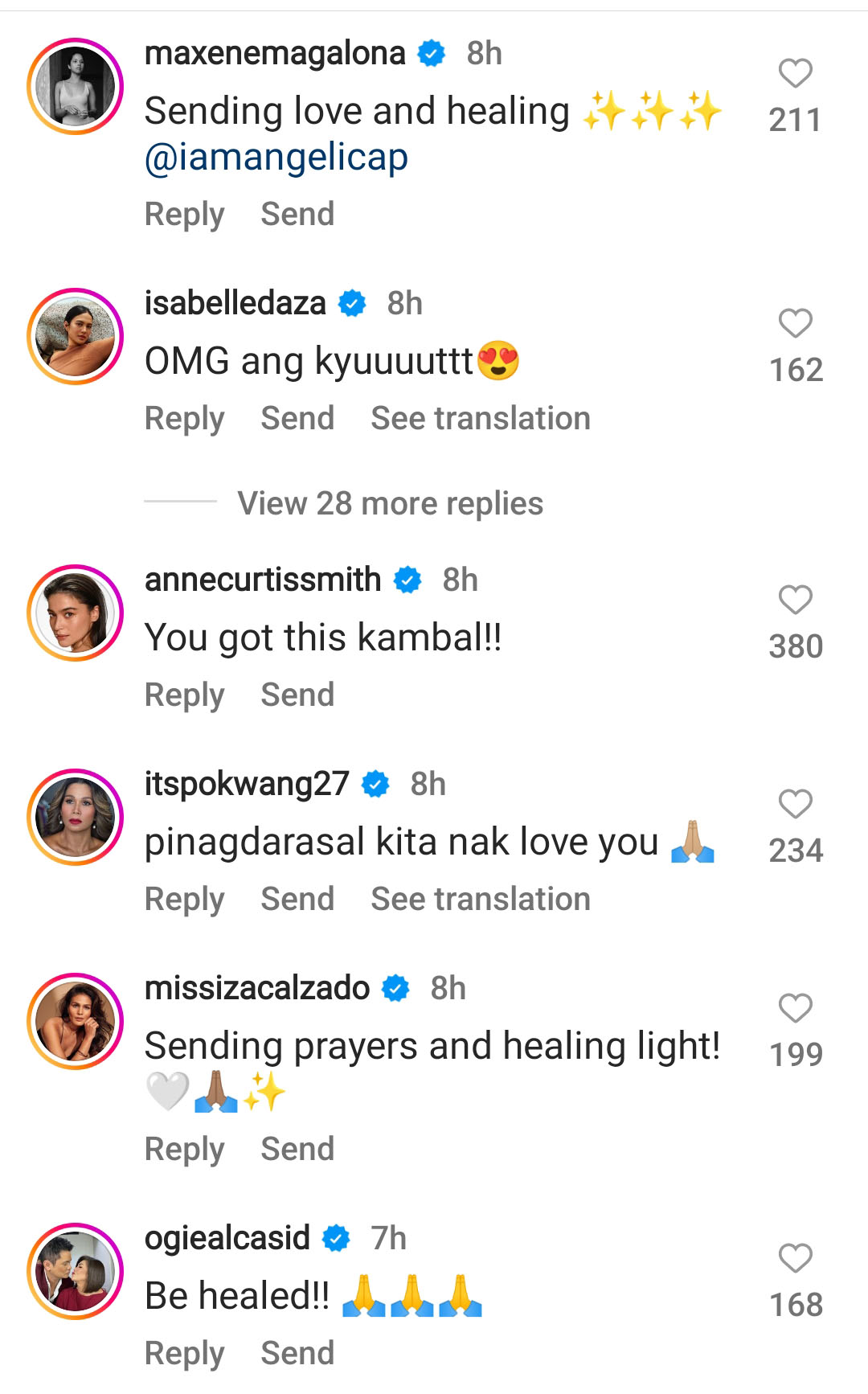 Angelica Panganiban prayers