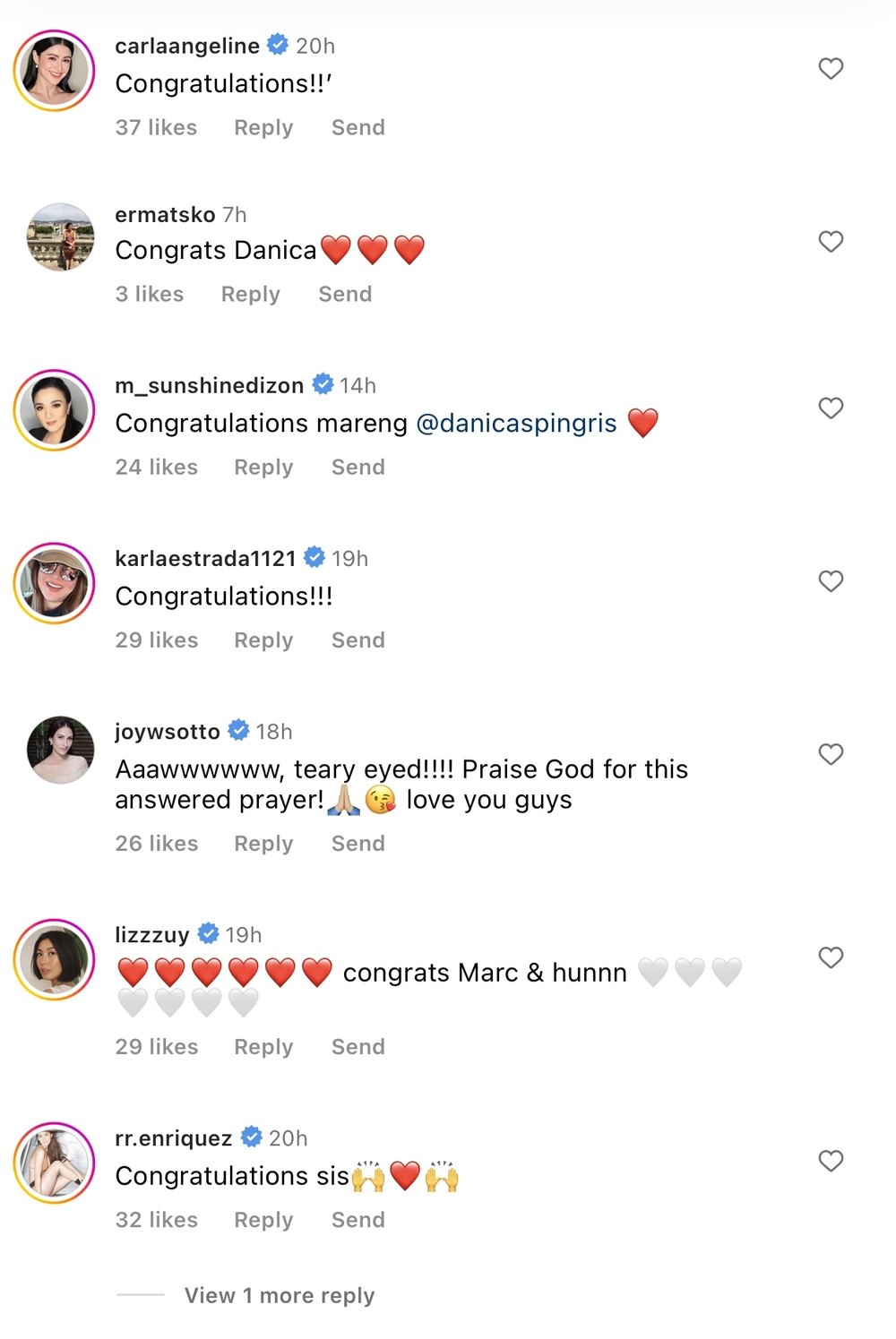 Celebrities congratulate Danica Sotto and Marc Pingris for the birth of their third child