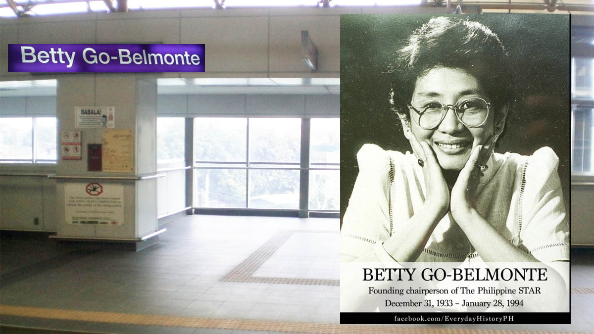 Betty Go Belmonte LRT-2 station