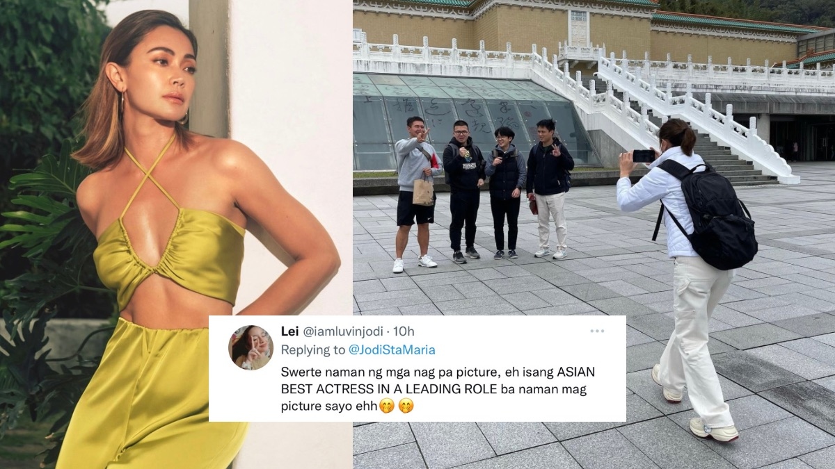 Jodi Sta. Maria impresses fans with her gesture towards fellow tourists in Taiwan