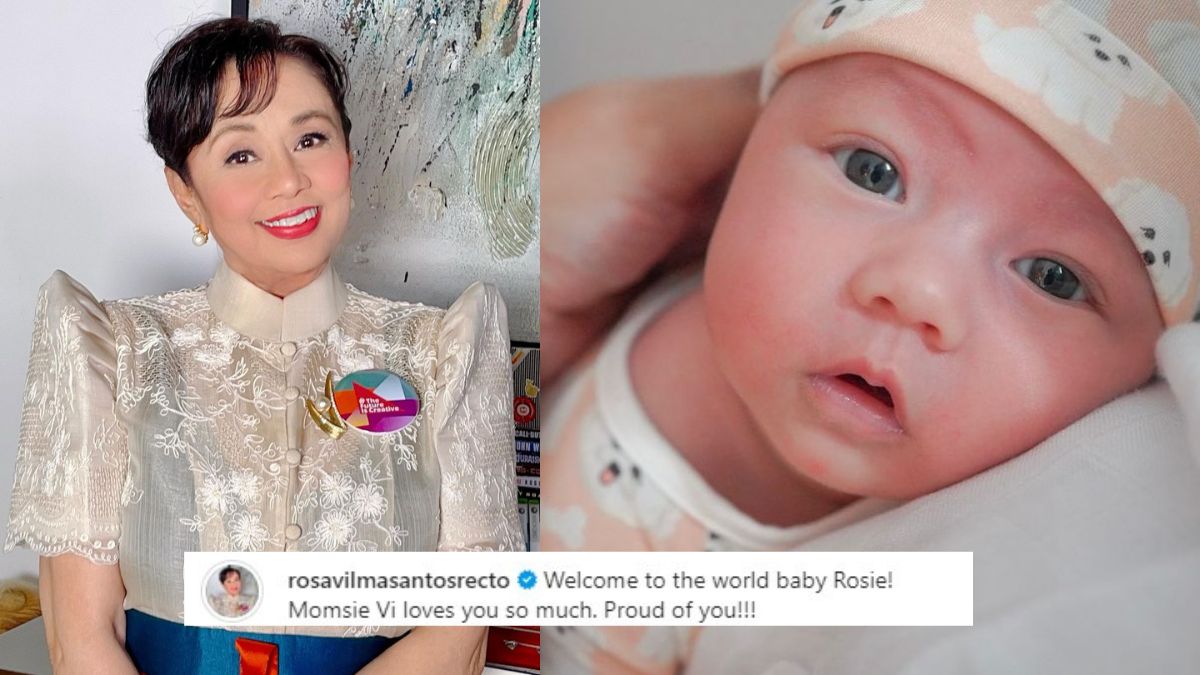 Vilma Santos pens sweet message to her first grandchild Baby Rosie
