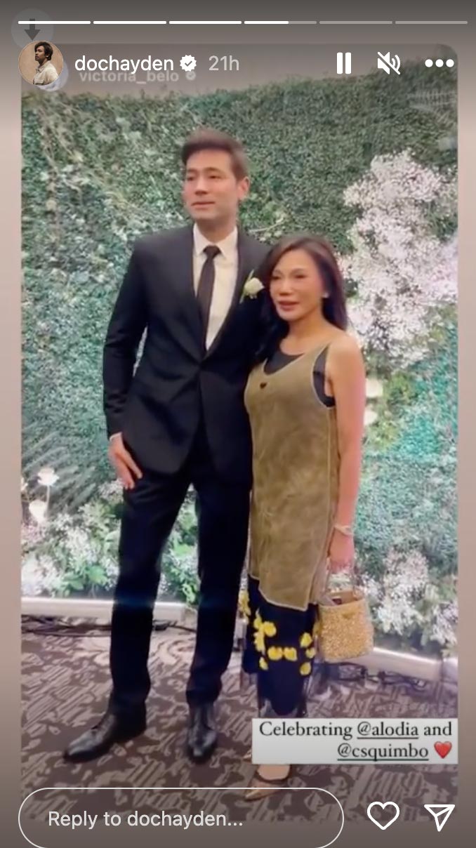 Vicki Belo, Hayden Kho, Alodia Gosiengfiao wedding