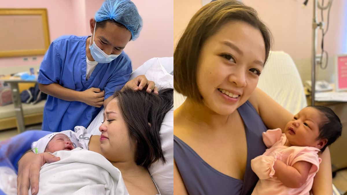 Trina Legaspi gives birth to a healthy baby girl