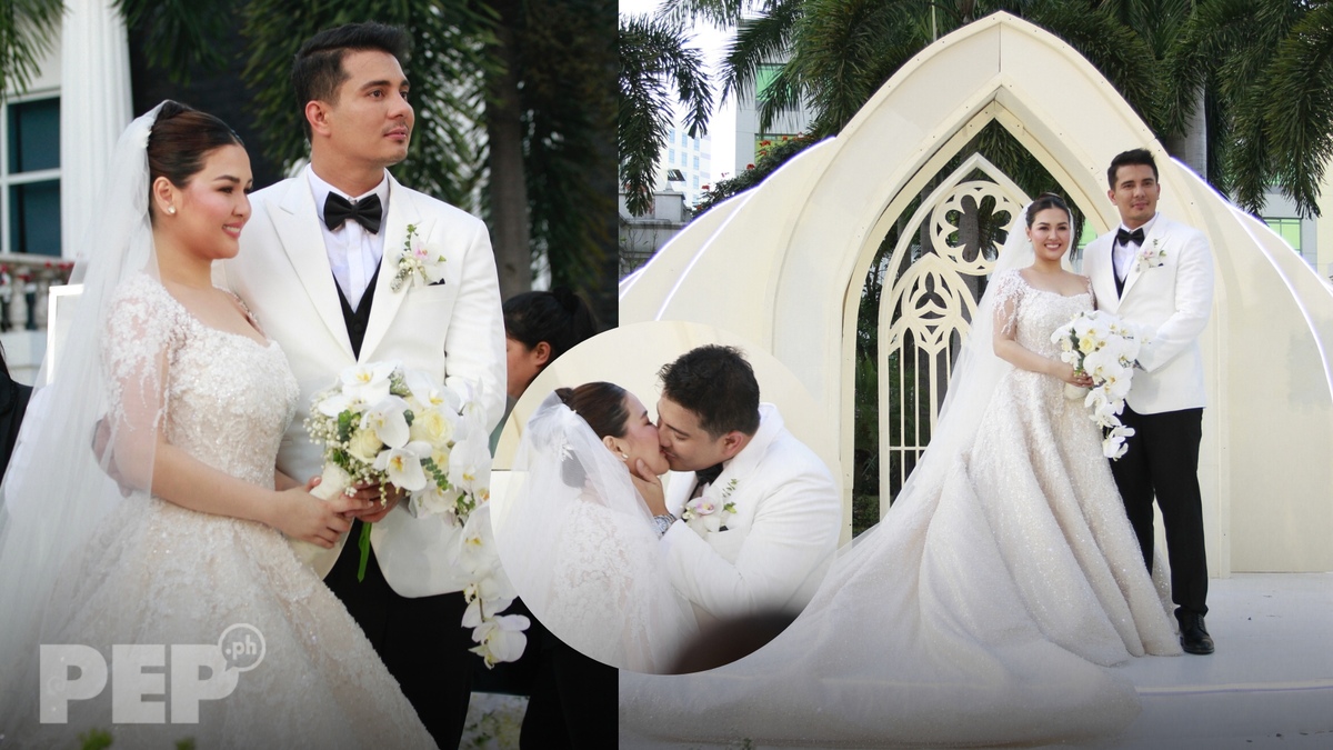 Oriental Mindoro Vice Governor Ejay Falcon and Jana Roxas hold garden wedding