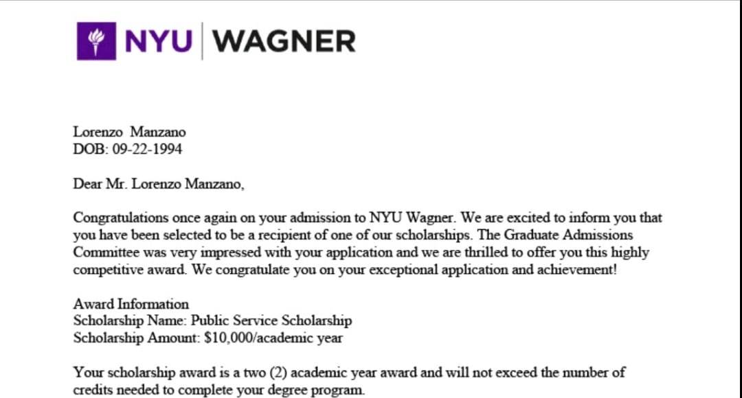 cover letter nyu wagner