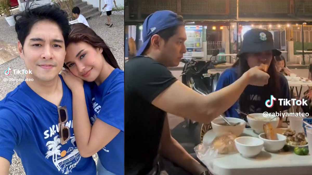 Rabiya Mateo and Jeric Gonzales on a carinderia date