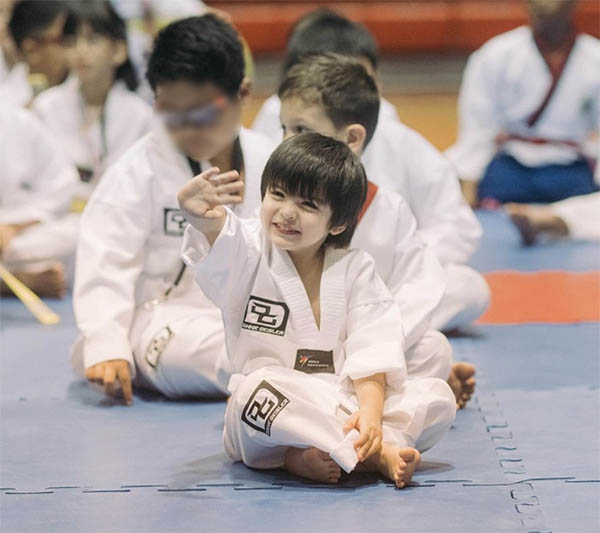 Sixto Dantes, aka Ziggy, during a taekwondo event