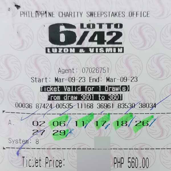 Pcso lotto shop system bet