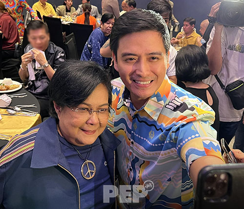 Nora Aunor with Alfred Vargas