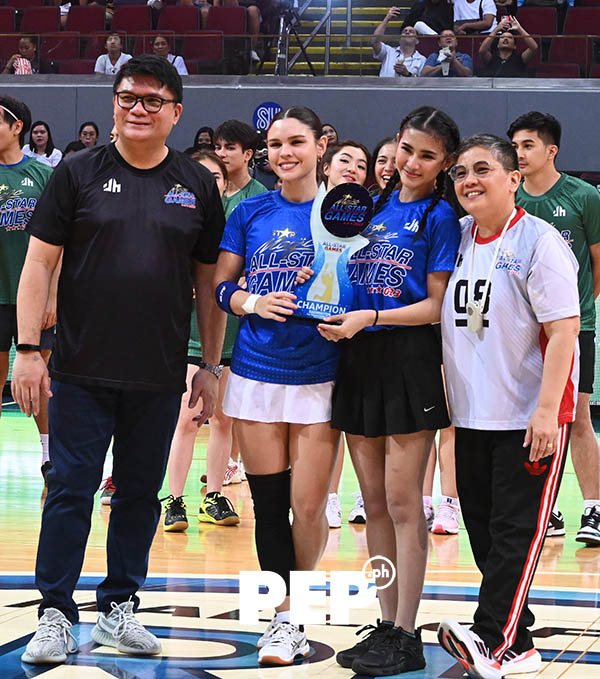 Ashley Colet and Maxine Trinidad are big winners in the badminton event of Star Magic All-Star Games 2023.